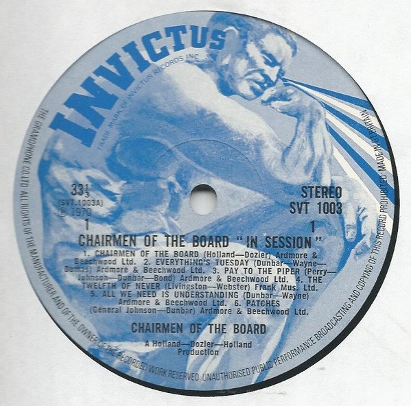 Chairmen Of The Board - In Session (LP)