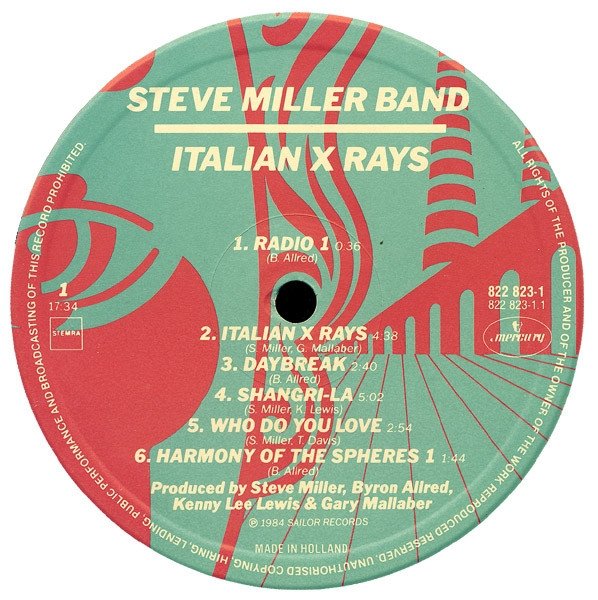 Steve Miller Band - Italian X Rays (LP)