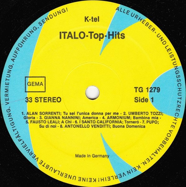 Italo Top Hits (LP)