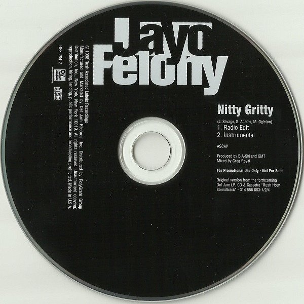Jayo Felony - Nitty Gritty (Maxi-CD)