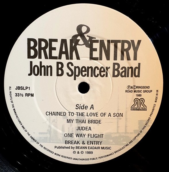 John B. Spencer Band - Break &amp; Entry (LP)