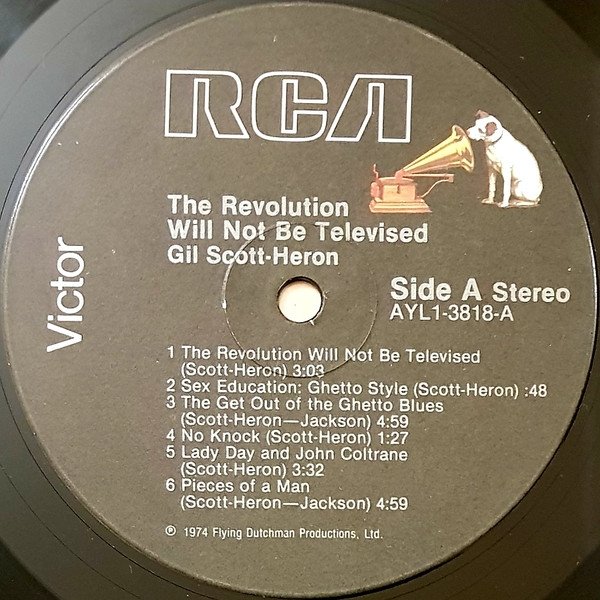 Gil Scott-Heron - The Revolution Will Not Be Televised (LP)