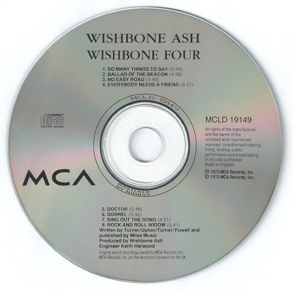 Wishbone Ash - Wishbone Four (CD)