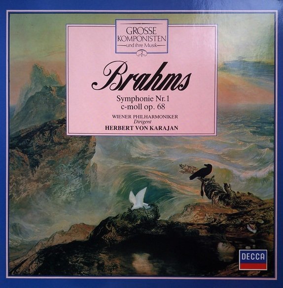 Brahms, Wiener Philharmoniker, Herbert von Karajan - Symphonie Nr. 1 C-moll Op. 68 (LP)