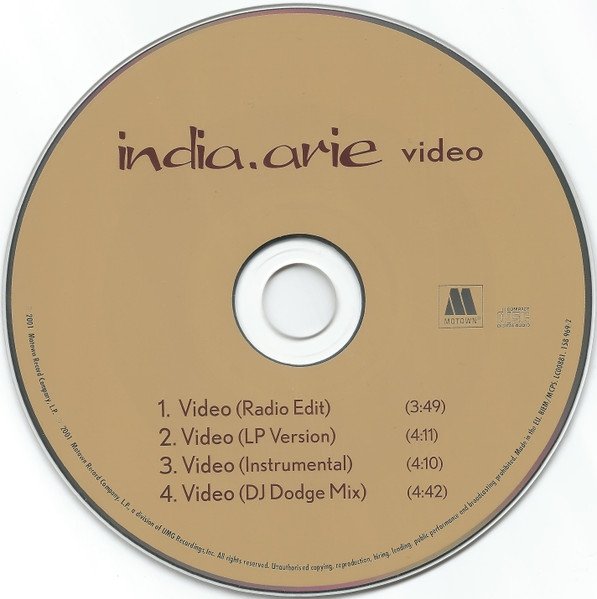 India.Arie - Video (Maxi-CD)