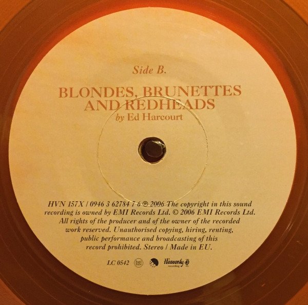 Ed Harcourt - Visit From The Dead Dog (7'')