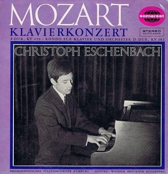 Mozart, Philharmonisches Staatsorchester Hamburg, Wilhelm Brückner-Rüggeberg, Christoph Eschenbach - Klavierkonzert F-Dur, KV 459 / Rondo Für Klavier Und Orchester D-Dur, KV 382 (LP)