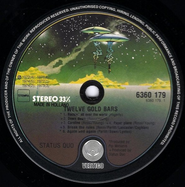 Status Quo - 12 Gold Bars (LP)