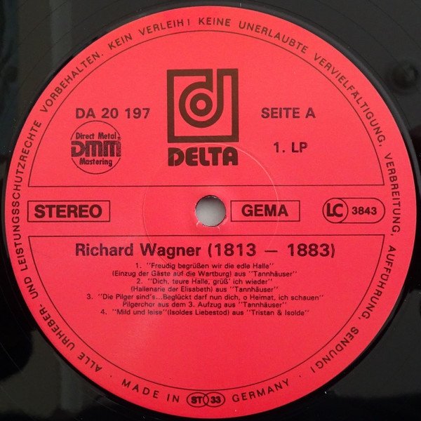 Richard Wagner - Richard Wagner, Glanzvolle Höhepukte Seines Musikalischen Schaffens (2LP)