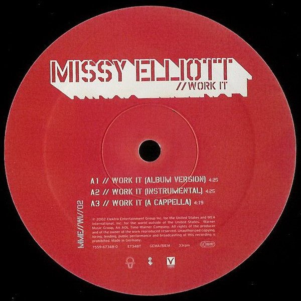 Missy Elliott - Work It (12'')