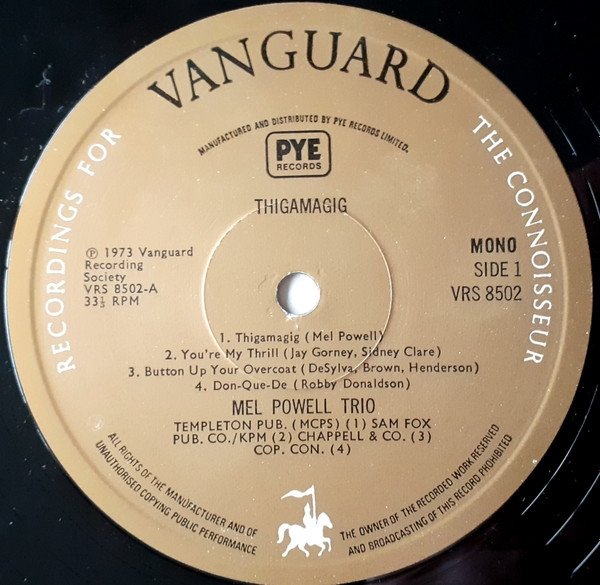 Mel Powell Trio - Thigamagig (LP)