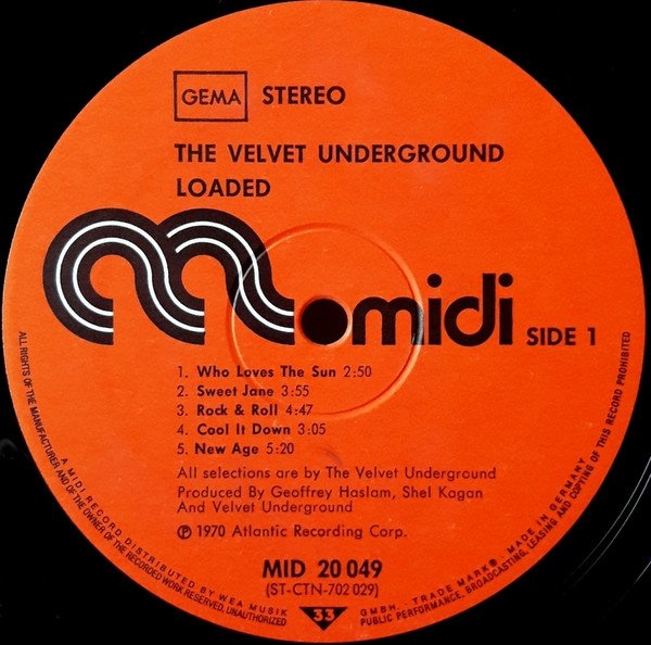 The Velvet Underground Featuring Lou Reed - Loaded (LP)