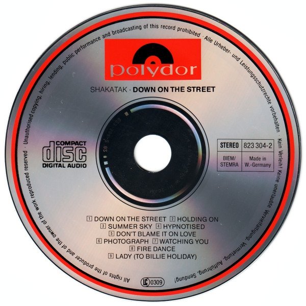 Shakatak - Down On The Street (CD)