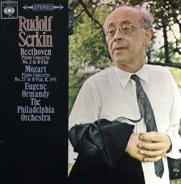 Rudolf Serkin, Beethoven, Mozart, Eugene Ormandy, The Philadelphia Orchestra - Piano Concerto No. 2 In B-Flat, Piano Concerto No. 27 In B-Flat, K. 595 (LP)