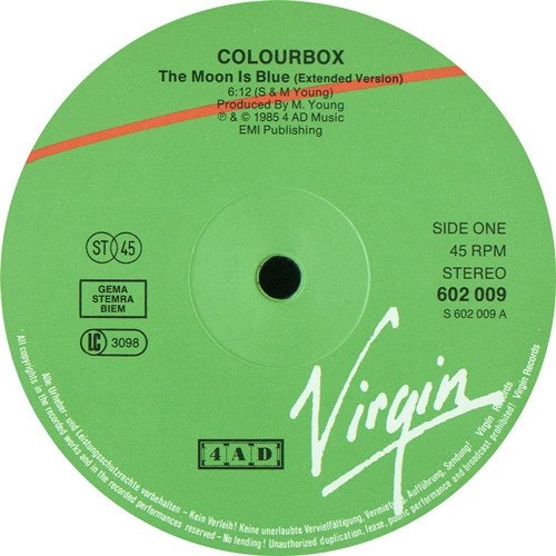 Colourbox - The Moon Is Blue (12'')