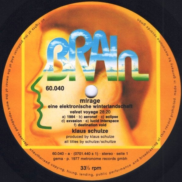 Klaus Schulze - Mirage (LP)