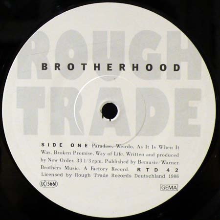 New Order - Brotherhood (LP)