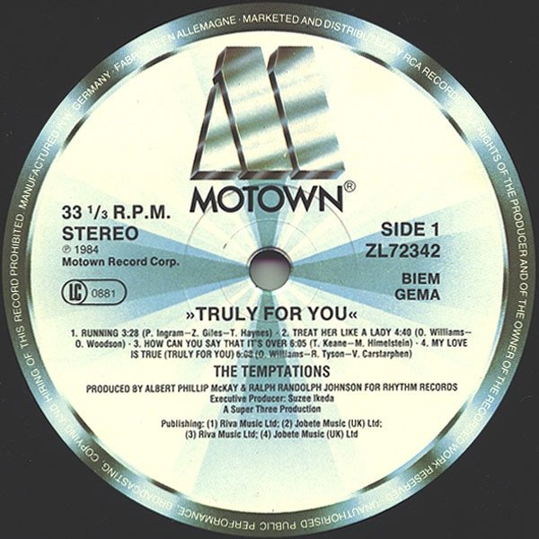 The Temptations - Truly For You (LP)
