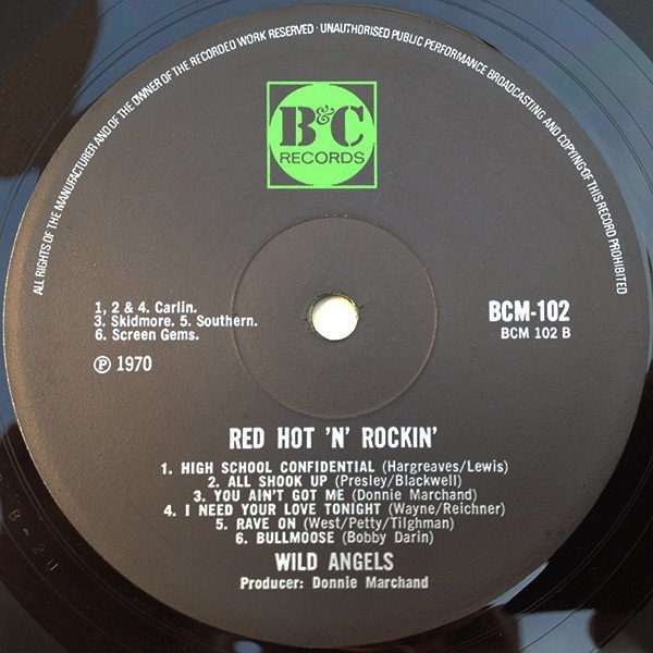 Wild Angels - Red Hot 'N' Rockin' (LP)