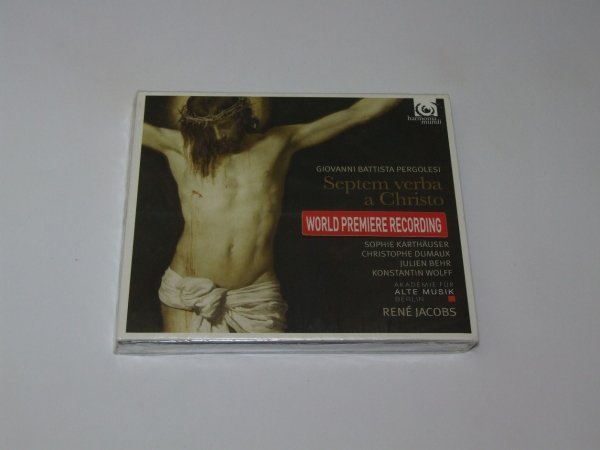 Pergolesi, Sophie Karthäuser, Christophe Dumaux, Julien Behr, Konstantin Wolff, Akademie Für Alte Musik Berlin, René Jacobs - Septem Verba A Christo (In Cruce Moriente Prolata) (CD)