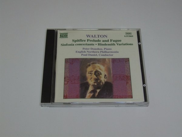 Walton, Peter Donohoe, English Northern Philharmonia, Paul Daniel - Spitfire Prelude And Fugue, Sinfonia Concertante, Hindemith Variations (CD)