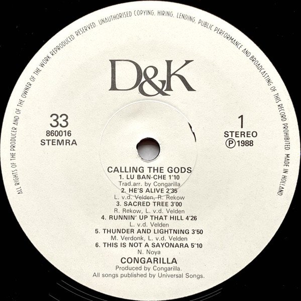 Congarilla - Calling The Gods (LP)