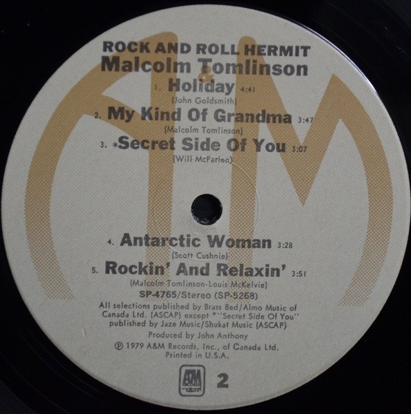 Malcolm Tomlinson - Rock And Roll Hermit (LP)