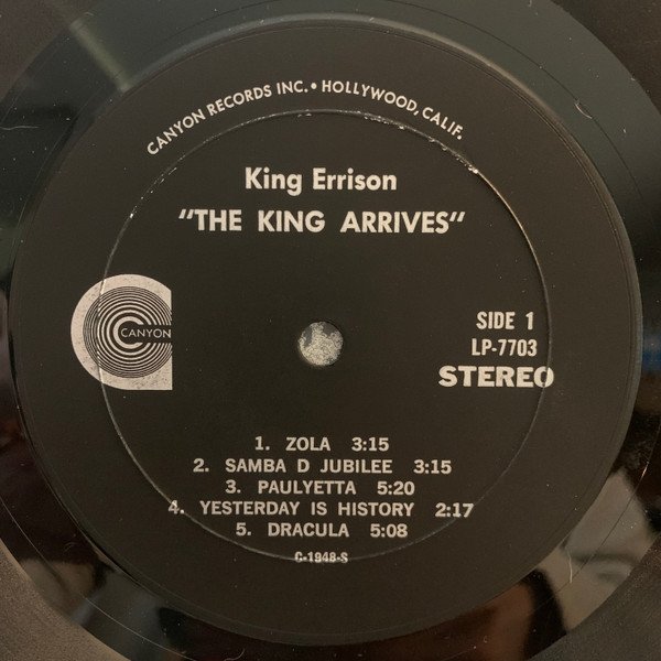 King Errison - The King Arrives (LP)