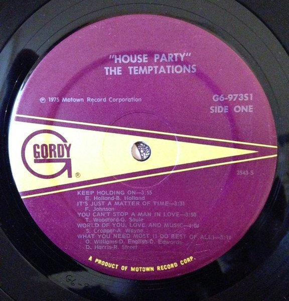 The Temptations - House Party (LP)