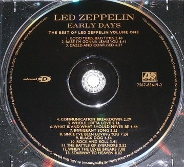 Led Zeppelin - Early Days: The Best Of Led Zeppelin Volume One (CD)
