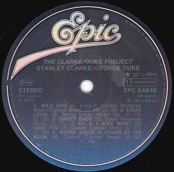 Stanley Clarke / George Duke - The Clarke / Duke Project (LP)