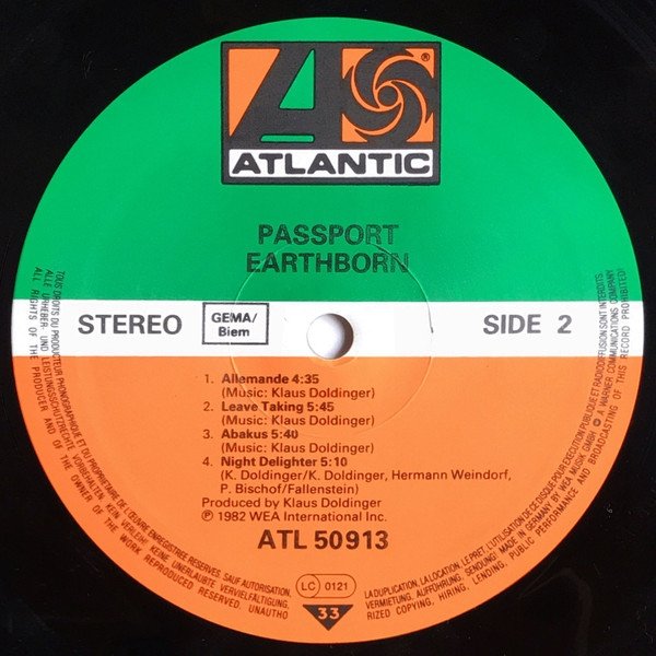 Passport - Earthborn (LP)