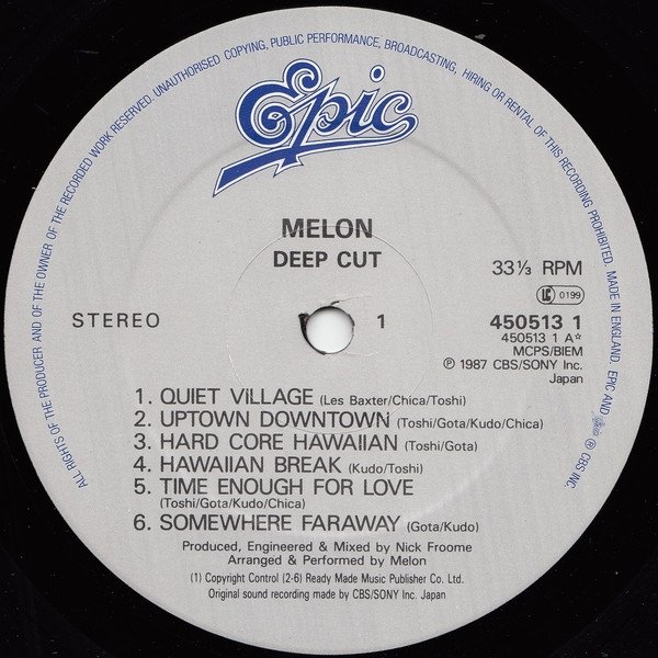 Melon - Deep Cut (LP)