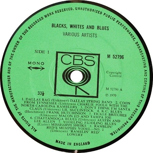 Blacks Whites And Blues (LP)
