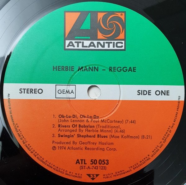 Herbie Mann - Reggae (LP)