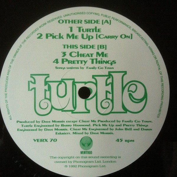 Family Go Town - Turtle EP (12'')