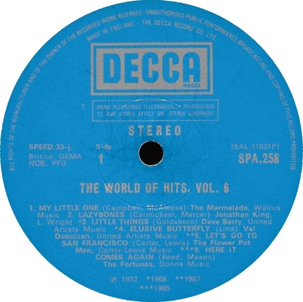 The World Of Hits Vol. 6 (LP)
