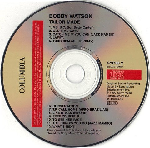 Bobby Watson - Tailor Made (CD)