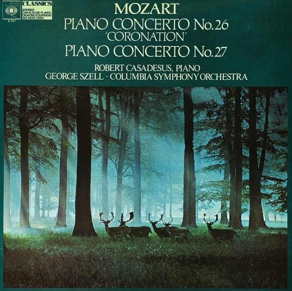 Mozart, Robert Casadesus, George Szell, Columbia Symphony Orchestra - Piano Concerto No.26 &quot;Coronation&quot; Piano Concerto No.27 (LP)