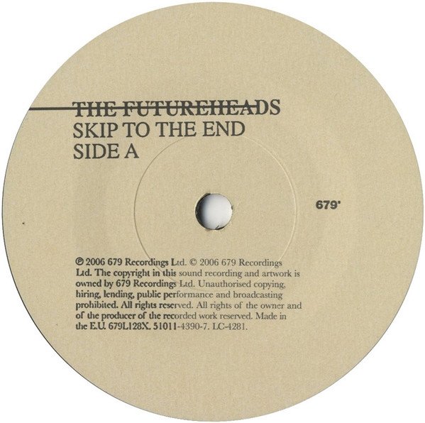 The Futureheads - Skip To The End (7'')