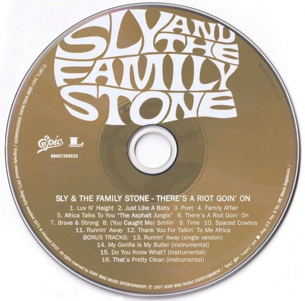 Sly &amp; The Family Stone - There's A Riot Goin' On (CD)