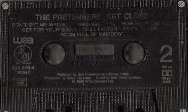 The Pretenders - Get Close (MC)
