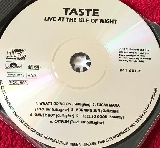 Taste - Live At The Isle Of Wight (CD)