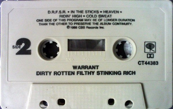 Warrant - Dirty Rotten Filthy Stinking Rich (MC)