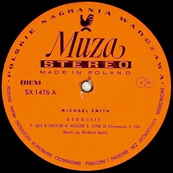 Michael Smith - Geomusic (LP)