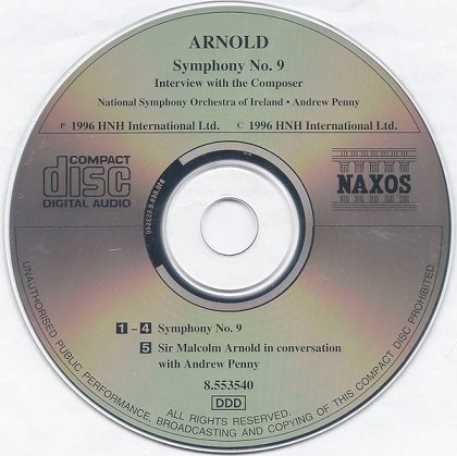 Sir Malcolm Arnold - National Symphony Orchestra Of Ireland, Andrew Penny - Symphony No. 9 (CD)