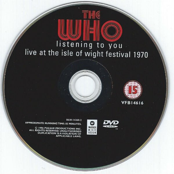 The Who - Listening To You (Live At The Isle Of Wight Festival) (DVD)