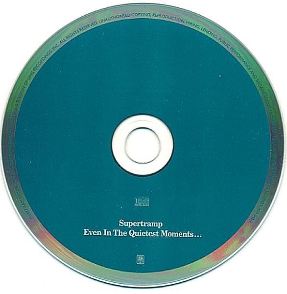 Supertramp - Even In The Quietest Moments... (CD)