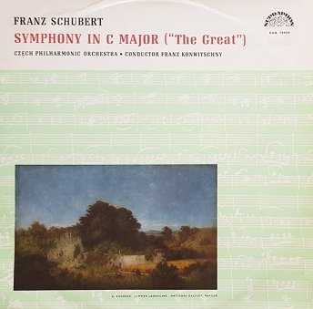 Franz Schubert / Czech Philharmonic Orchestra / Franz Konwitschny - Symphony In C Major (&quot;The Great&quot;) (LP)