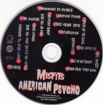 Misfits - American Psycho (CD)